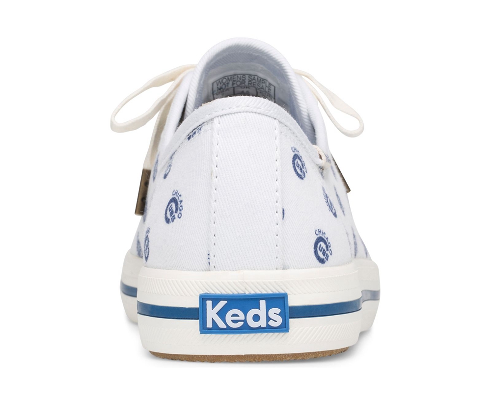 Keds Womens Sneakers White/Blue - Kickstart MLB® - 032OWKVBP